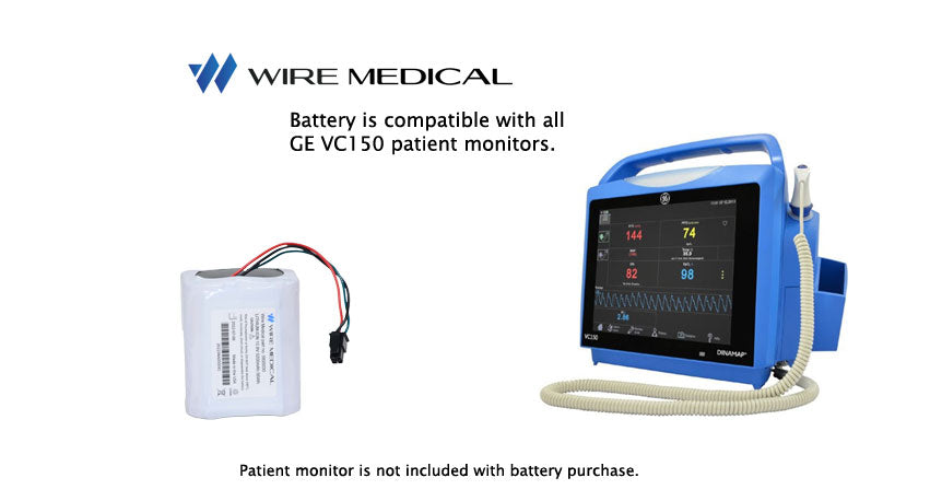 GE Dinamap VC150 Battery White 10.95V - Part# 5835030